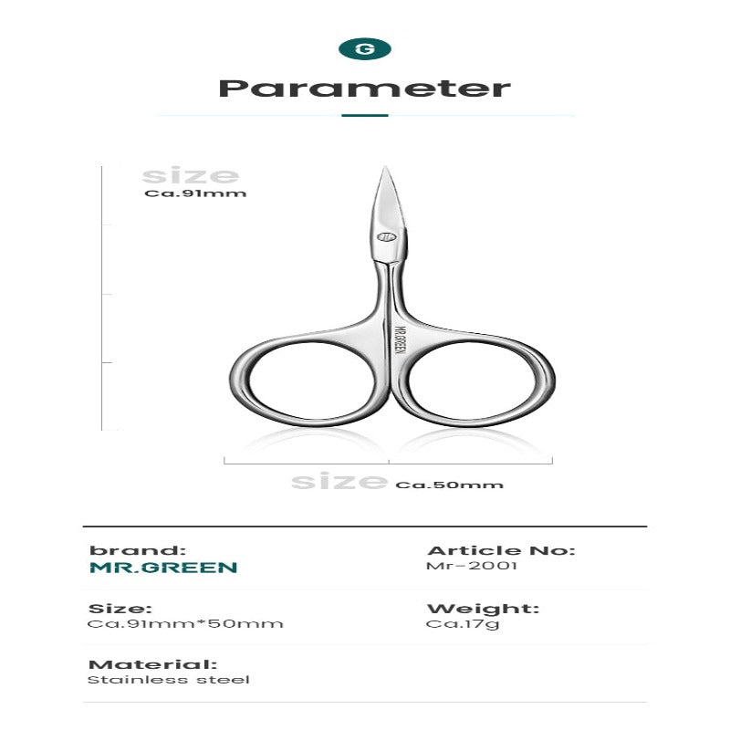 Pro-Trim Professional Eyebrow and Cuticle Scissors