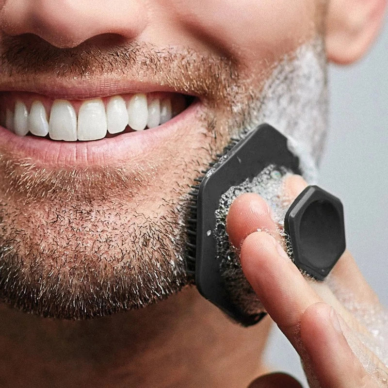 Men's Silicone Facial Cleansing and Massage Brush