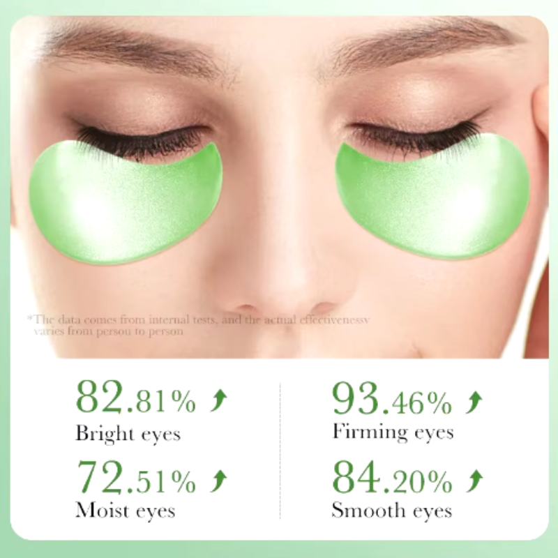 Aloe Vera Collagen Eye Mask - Hydrating Anti-Aging Patches for Dark Circles and Puffiness